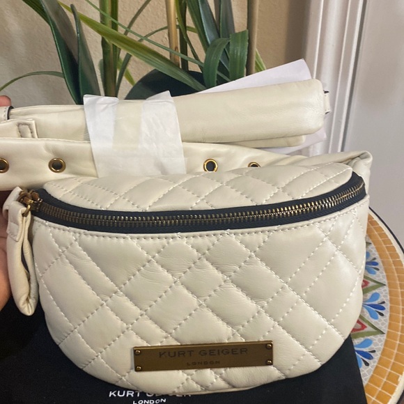 kurt Geiger London Small Brixton Quilt Belt BagKurt Geiger London - Picture 1 of 13